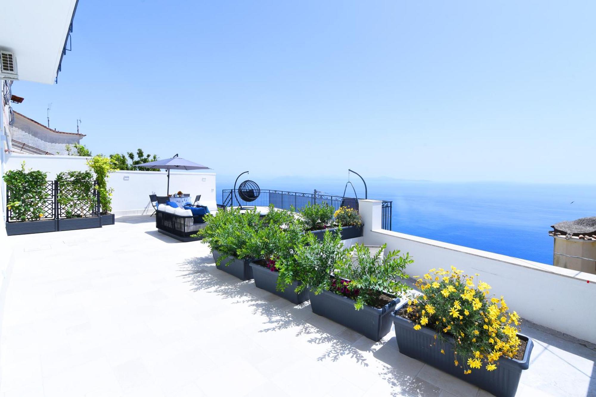 B&B Blue View Furore Exteriér fotografie