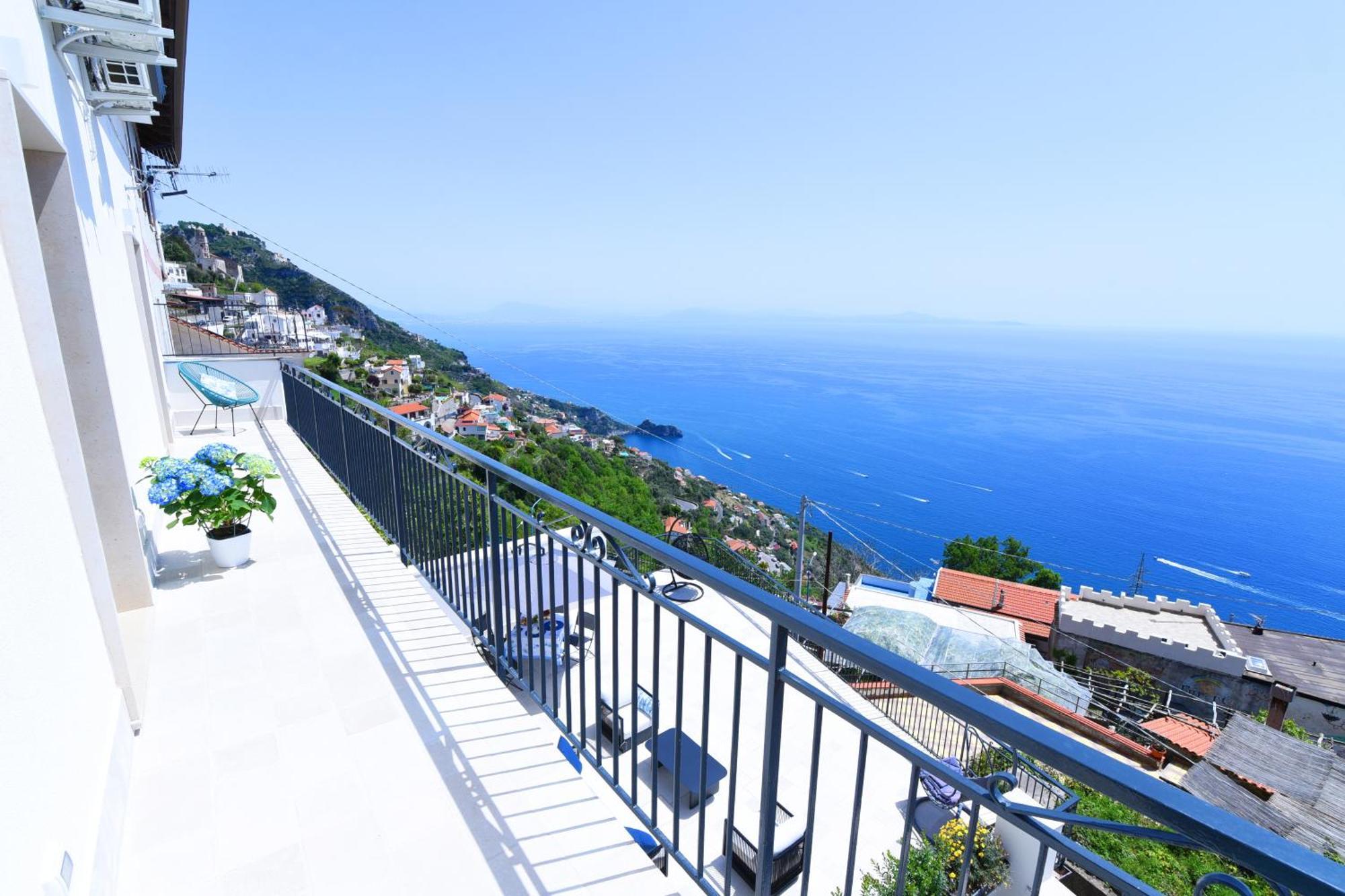 B&B Blue View Furore Exteriér fotografie